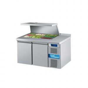 Saladetten GN 1/1 Tiefe: 700 mm Korpushöhe: 700 mm 2-türig