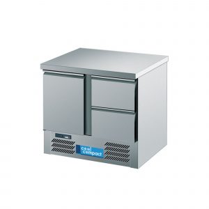Series 95 Refrigerated Counter GN1/1 1-door + 2 drawers
